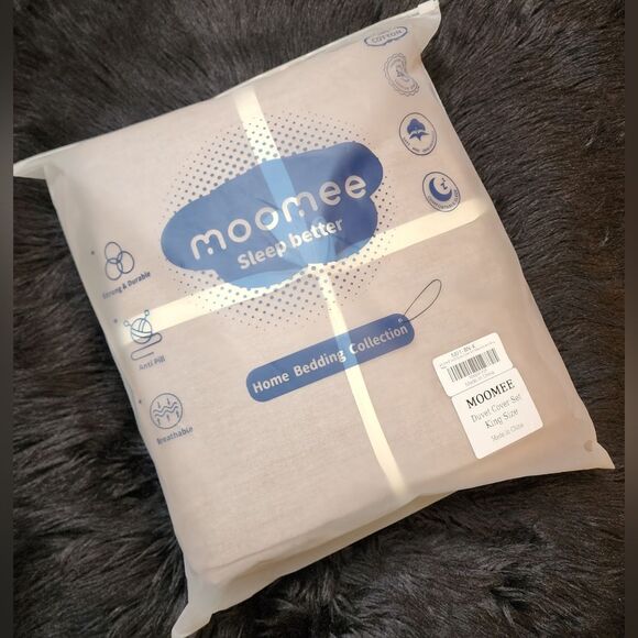 100% Cotton King Size Mauve Brown Duvet Cover Set - Picture 10 of 10